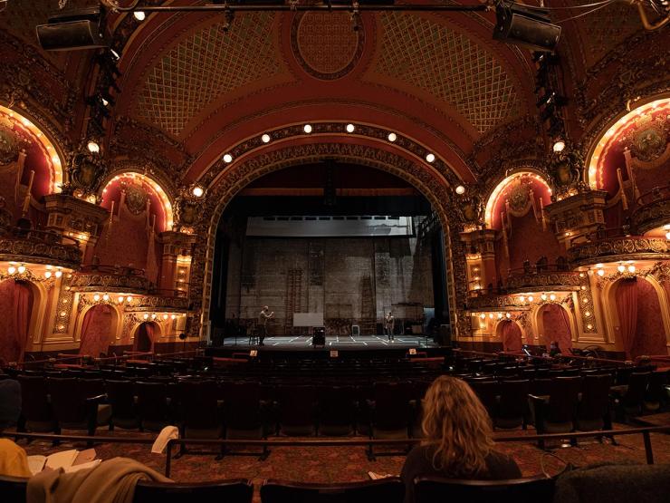 Cutler Majestic Stage from the point of view of the audience