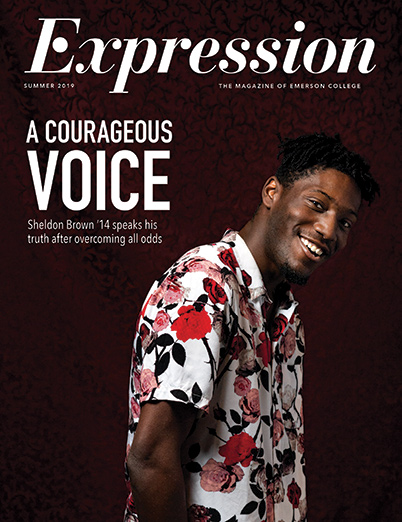 Expression Magazine Cover, featuring Sheldon Brown