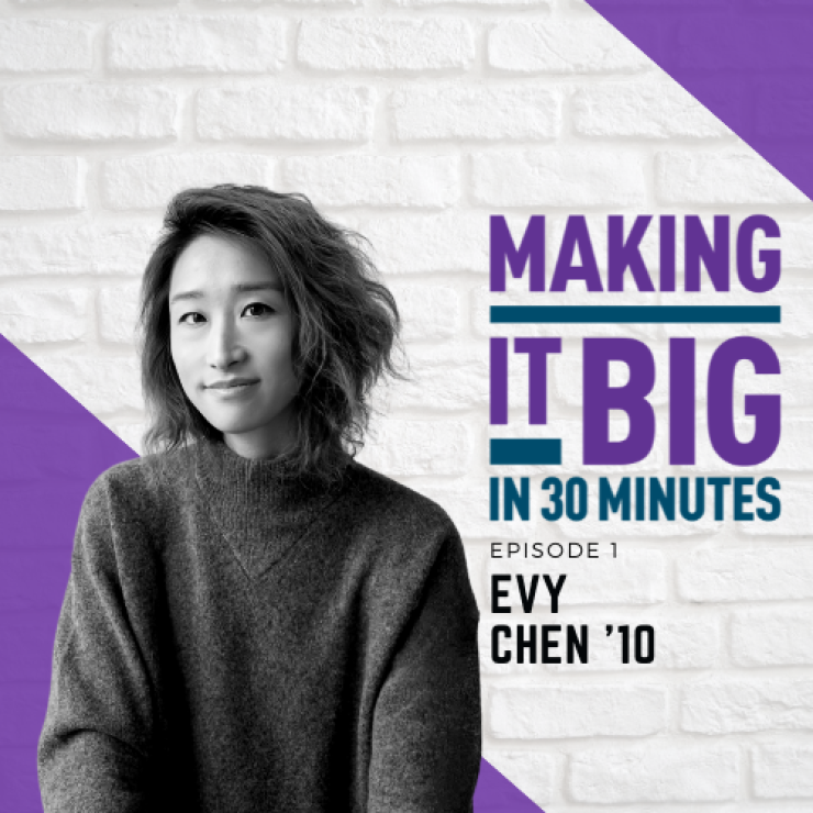Thumbnail of Evy Chen for the Making it Big in 30 Minutes Podcast