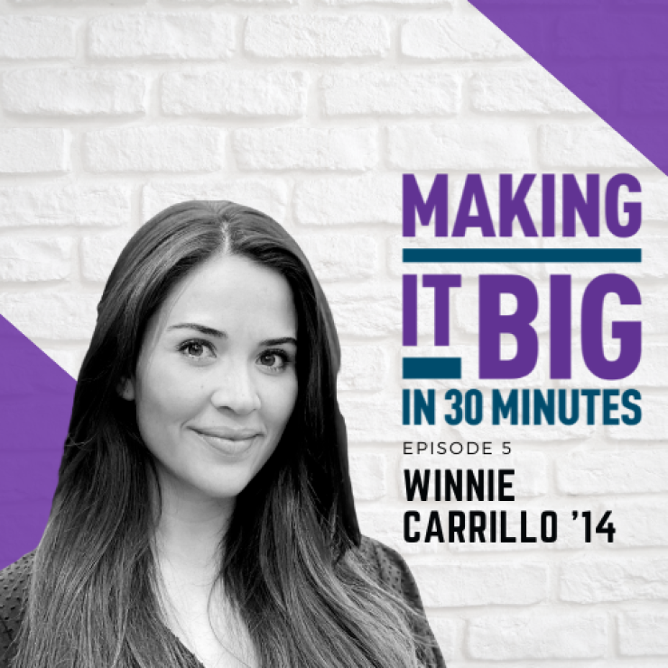 Thumbnail of Winnie Carrillo for the Making it Big in 30 Minutes Podcast