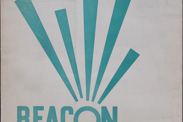The cover of an issue of the Beacon magazine