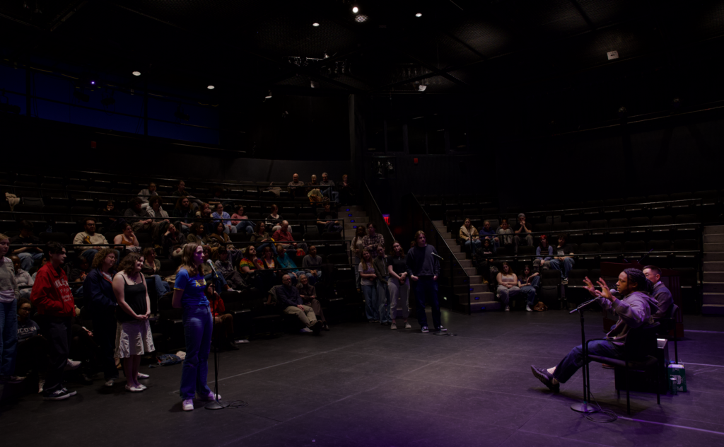 The view of the audience