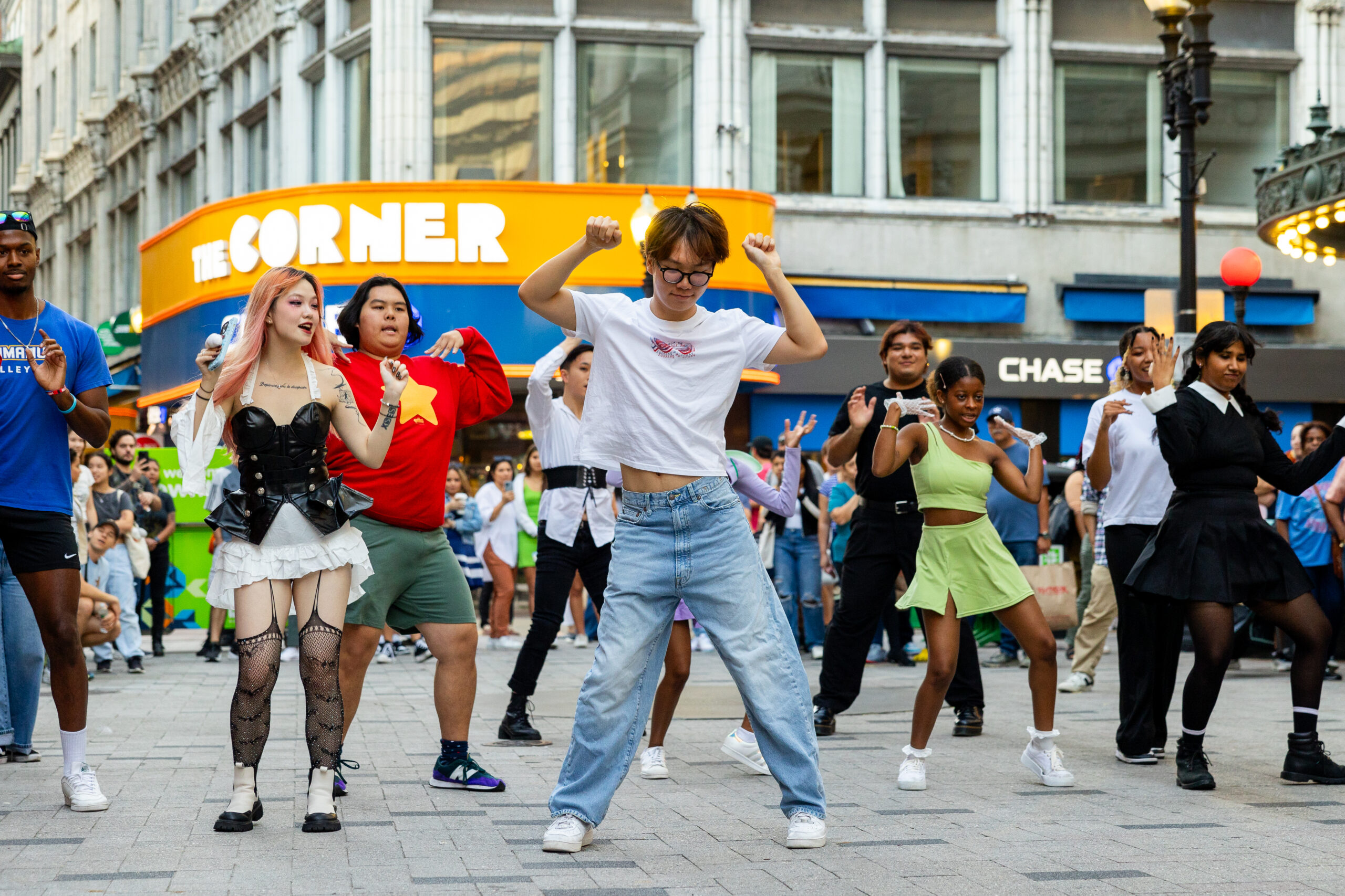 EKStone, EKStone Emerson, Emerson Kpop, Kpop orgs, Dance, EKStone 2023, EKStone downtown crossing EKStone’s Downtown Crossing Kpop performance
