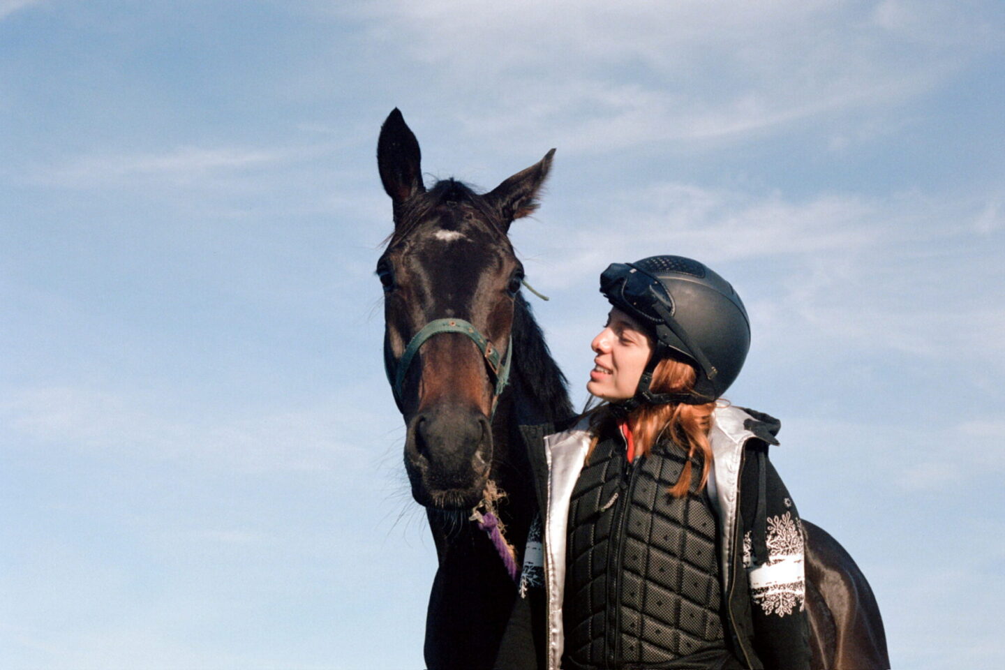 Schorsch with a horse