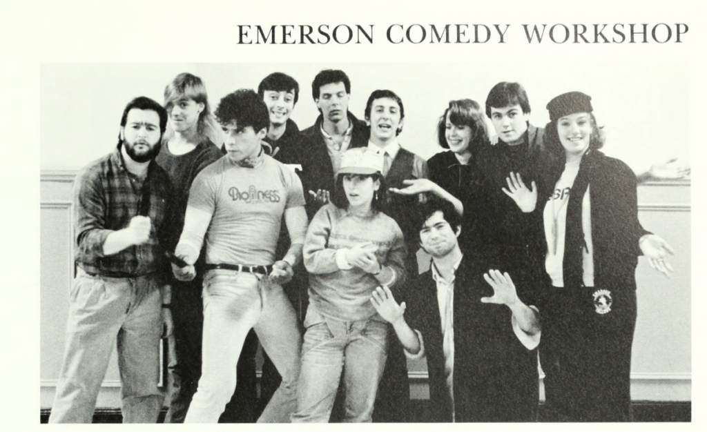 Emerson Comedy Workshop members pose